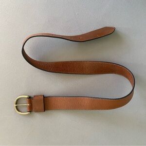 Vintage Style 1937 Brown Leather Belt